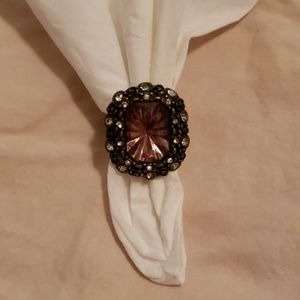 Avon smokey topaz ring